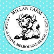 Niedliches Thema Kuh