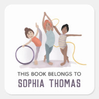 Niedliches "This Book Belongs Gymnastics Kids Buch