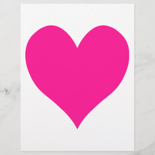 Niedliches tiefrosa Herz