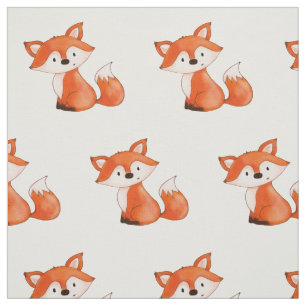 Niedliches Tier BabyFox Wald Stoff