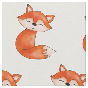 Niedliches Tier BabyFox Wald Stoff
