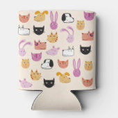 Niedliches Tier Dosenkühler (Rückseite)