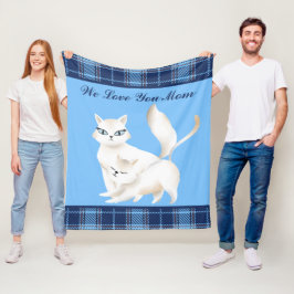 Niedliches Tier Fleecedecke