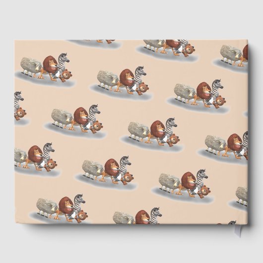 Niedliches Tier Gästebuch (Rückseite)