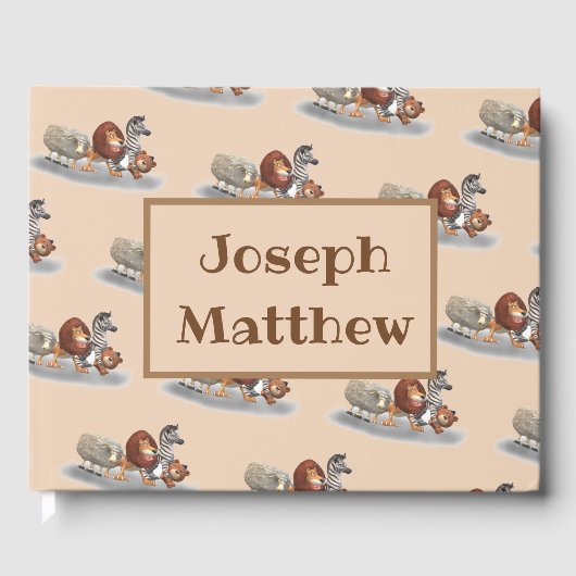 Niedliches Tier Gästebuch (Vorderseite)