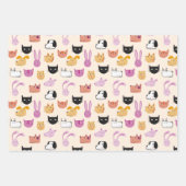 Niedliches Tier Geschenkpapier Set (Vorderseite)
