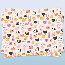 Niedliches Tier Seidenpapier