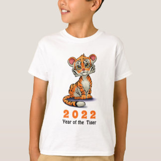 Niedliches Tiger Cub Chinesisch Neues Jahr des Tig T-Shirt