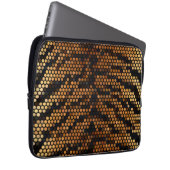 Niedliches Tiger-Farbmuster Laptopschutzhülle (Vorne Rechts)