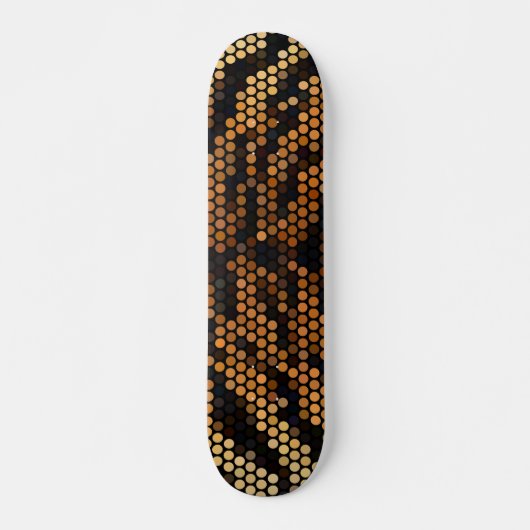 Niedliches Tiger-Farbmuster Skateboard (Vorne)