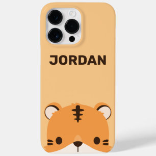 Niedliches Tiger mit Personalisiertem Namen Case-Mate iPhone 14 Pro Max Hülle