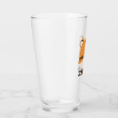 Niedliches Tiger mit Personalisiertem Namen Glas (Rechts)