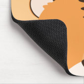 Niedliches Tiger mit Personalisiertem Namen Mousepad (Ecke)