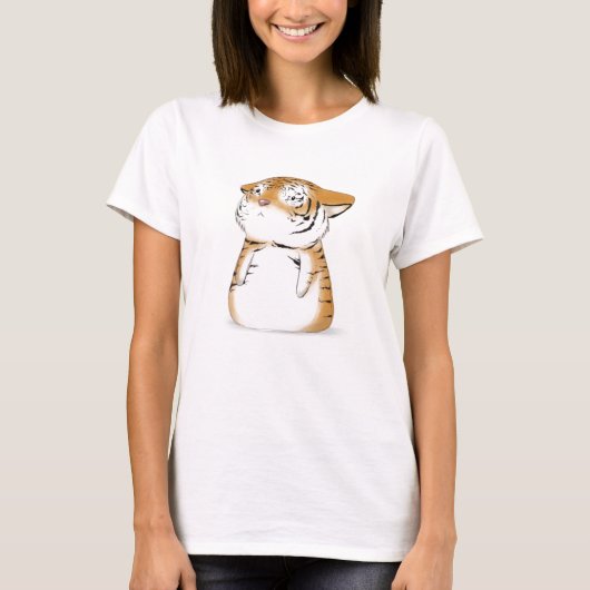 Niedliches Tiger-Shirt T-Shirt (Vorderseite)