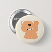 Niedliches Tigerpaar Button (Vorne & Hinten)