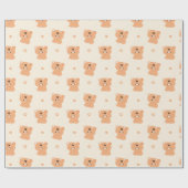 Niedliches Tigerpaar Geschenkpapier (Flach)