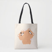 Niedliches Tigerpaar Tasche (Vorderseite)