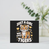 Niedliches Tigertier nur ein Mädchen, das Tiger Li (Stehend Vorderseite)