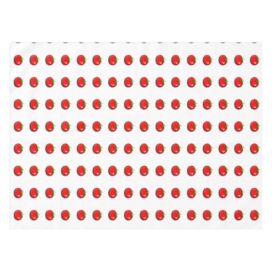 Niedliches Tomatemuster Tischdecke (Vorderseite (Horizontal))