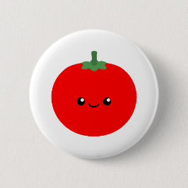 Niedliches Tomaten Button