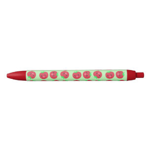Niedliches Tomatenkawaii vegan Kugelschreiber