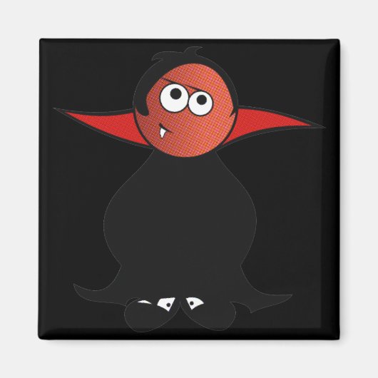 NIEDLICHES TOOTH PATCHY VAMPIRE DRACULA MAGNET (Vorne)