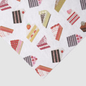 Niedliches Tortenmuster Seidenpapier (Detail)