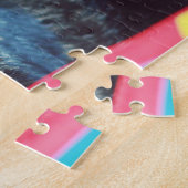 Niedliches Tortoiseshell Cat Kitten Portrait Puzzle (Seite)