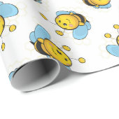 Niedliches Traubenmuster Geschenkpapier (Rolleneckpunkt)