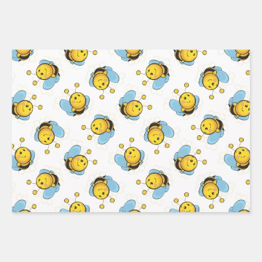 Niedliches Traubenmuster Geschenkpapier Set (Vorderseite)