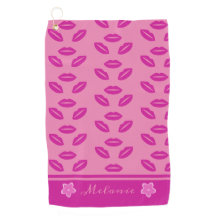 Niedliches trendy Girly Pink Lips Muster Personali