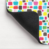 Niedliches trendy Taschenmuster mousepad (Ecke)