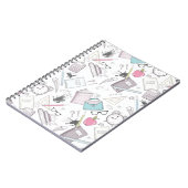 Niedliches trendy Teacher School Muster Notizblock (Linke Seite)