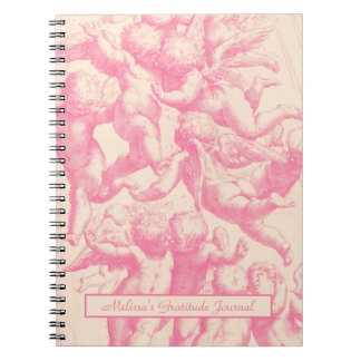 Niedliches Trendy Vintag Pink Angels Notebook Notizblock