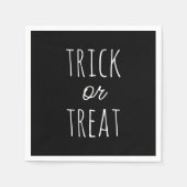 Niedliches Trick oder Party für Kinder behandeln | Serviette (Vorderseite)