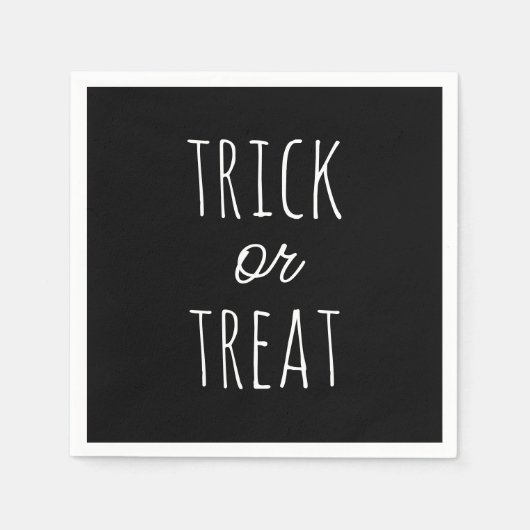 Niedliches Trick oder Party für Kinder behandeln | Serviette (Vorderseite)