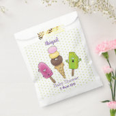 Niedliches Trio aus Cartoon-Eis Geschenktütchen (Versiegelt)