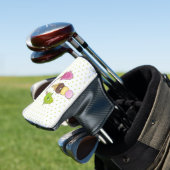 Niedliches Trio aus Cartoon-Eis Golf Headcover (In Situ)