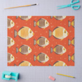 Niedliches tropisches Fischmuster Seidenpapier (Basteln)