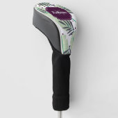 Niedliches tropisches Muster Golf Headcover (angewinkelt)