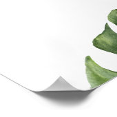 Niedliches tropisches Palmgeschlecht mit neutraler Poster (Ecke)