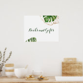 Niedliches tropisches Palmgeschlecht mit neutraler Poster (Küche)