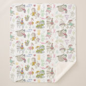 Niedliches tropisches Weihnachtssherpa Blanket Sherpadecke (Vorderseite)