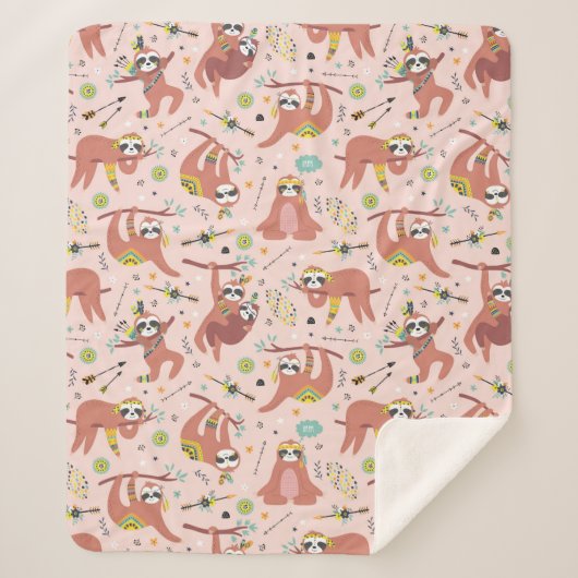 Niedliches tropisches Weihnachtssherpa Blanket Sherpadecke (Vorderseite)