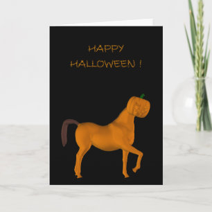 Niedliches Trotting Halloween Karte