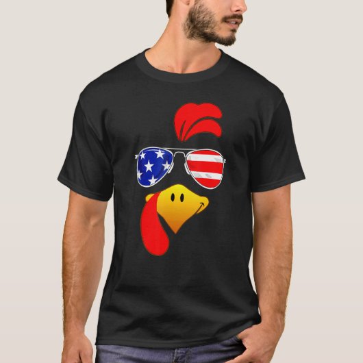 Niedliches türkisches Gesicht Erntedank Amerikanis T-Shirt (Vorderseite)