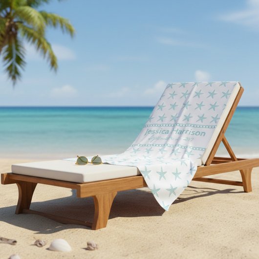 Niedliches türkisches Starfish Handtuch