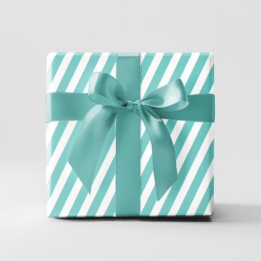 Niedliches türkisfarbenes Adirondack-Muster Geschenkpapier Set