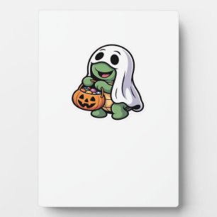 Niedliches Turtle Ghost Kostüm � Adortable Hallowe Fotoplatte