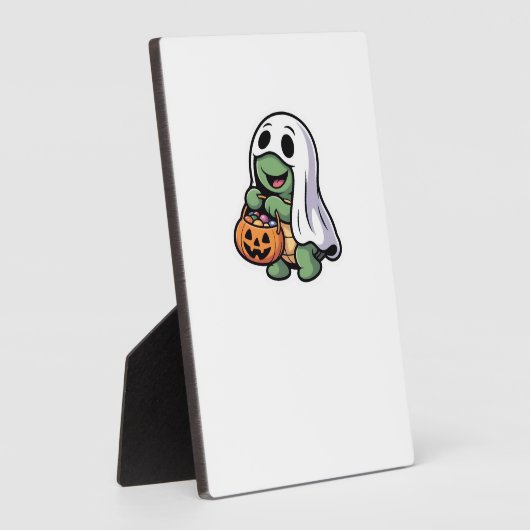 Niedliches Turtle Ghost Kostüm � Adortable Hallowe Fotoplatte (Seite)